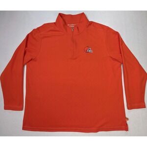 Tommy Bahama Cleveland Browns Pullover Men 3XL 1/4 Zip Supima Cotton LIMITED USE